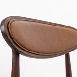 Mid Century Modern Dining Set, Round Table with 4 Fredrik Kayser Chairs