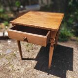 Louis Philippe style walnut side table