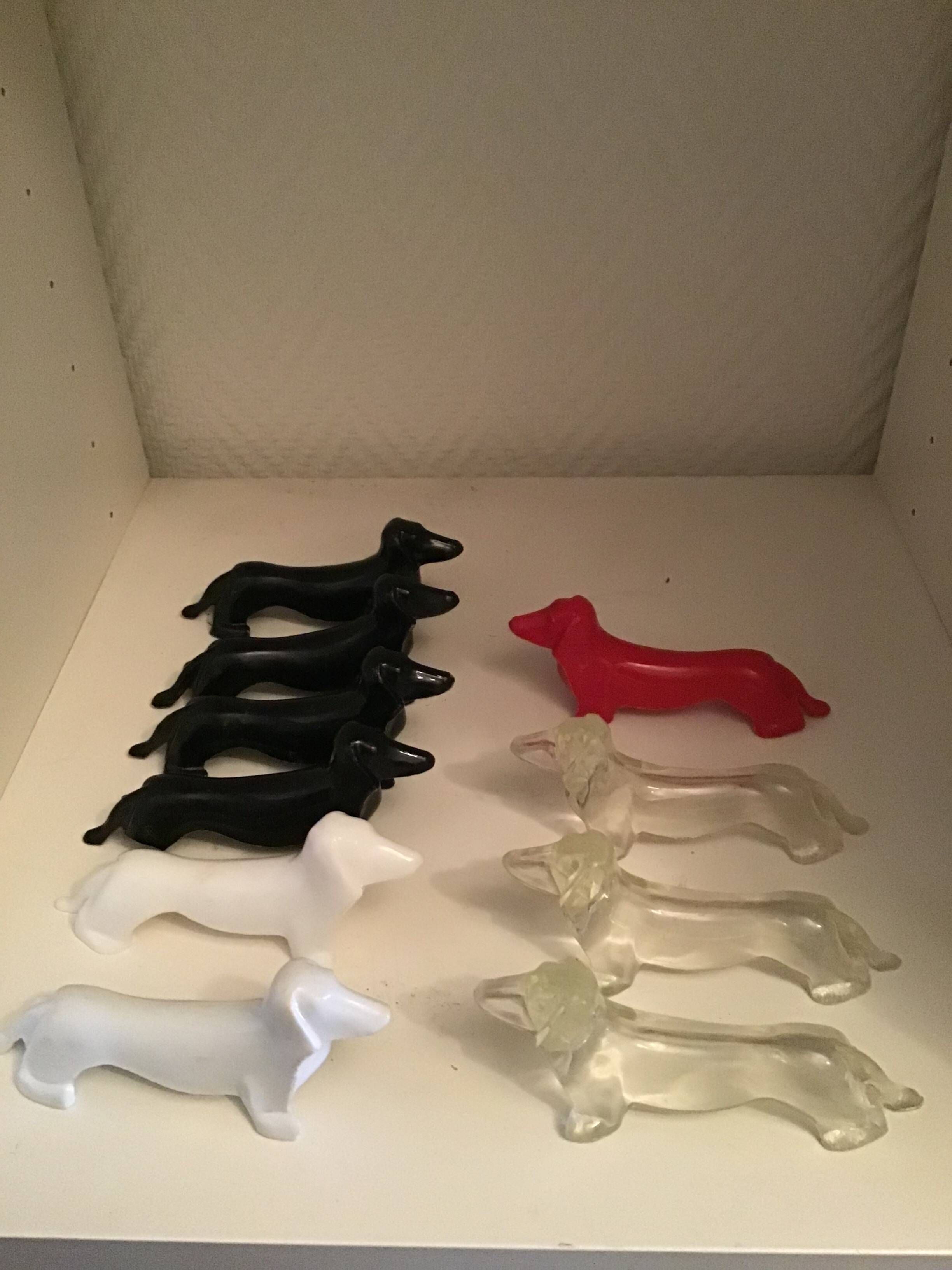 10 basset hound knife holders