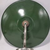 Pair of enamelled sheet metal wall lights