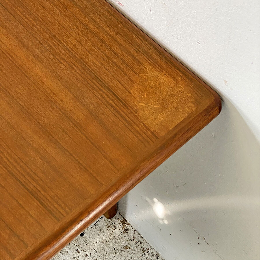 Scandinavian dining table extendable vintage 60's