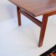 Table basse vintage Wikkelsø Eilersen teck années 60 70