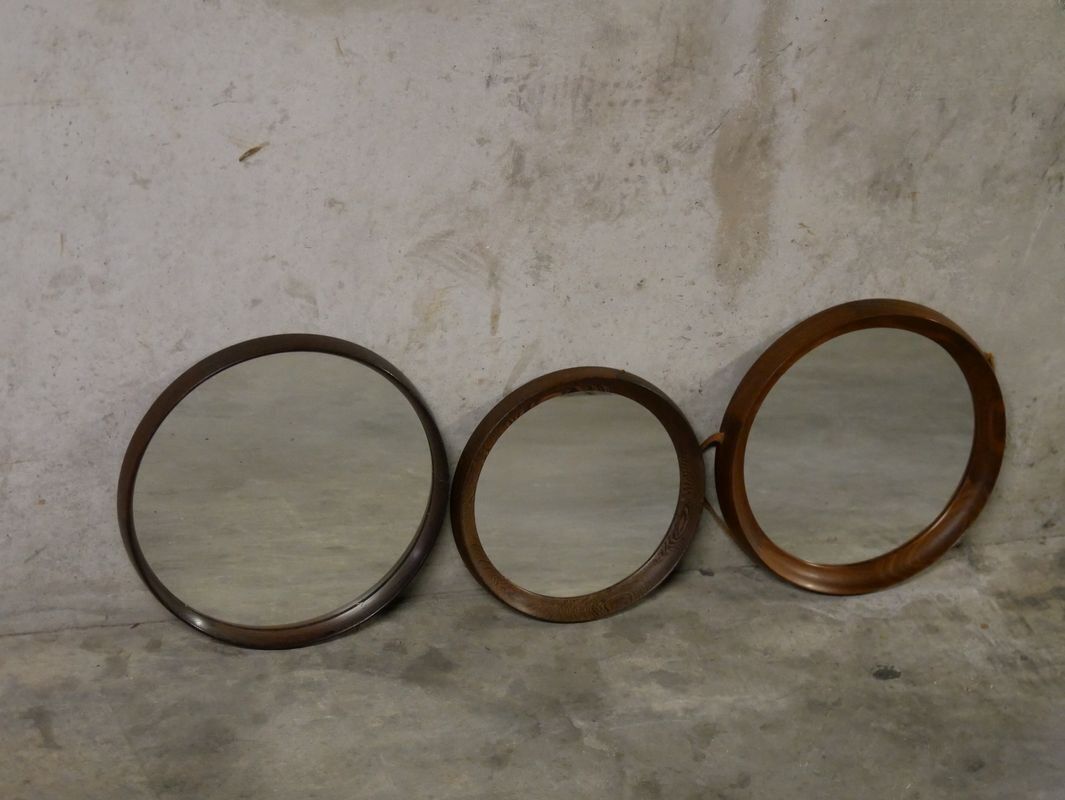 Scandinavian teak mirrors - Vintage 1960s
