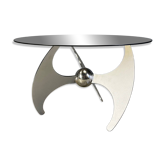 Luciano Campanini “Helix” adjustable dining or coffee table, 1970s