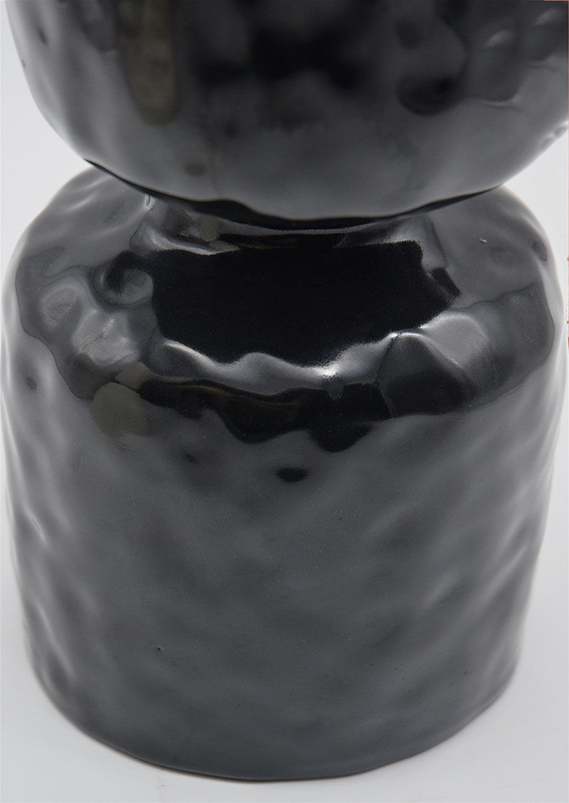 Pompeo Pianezzola pair of ceramic vases from Nove 1970s