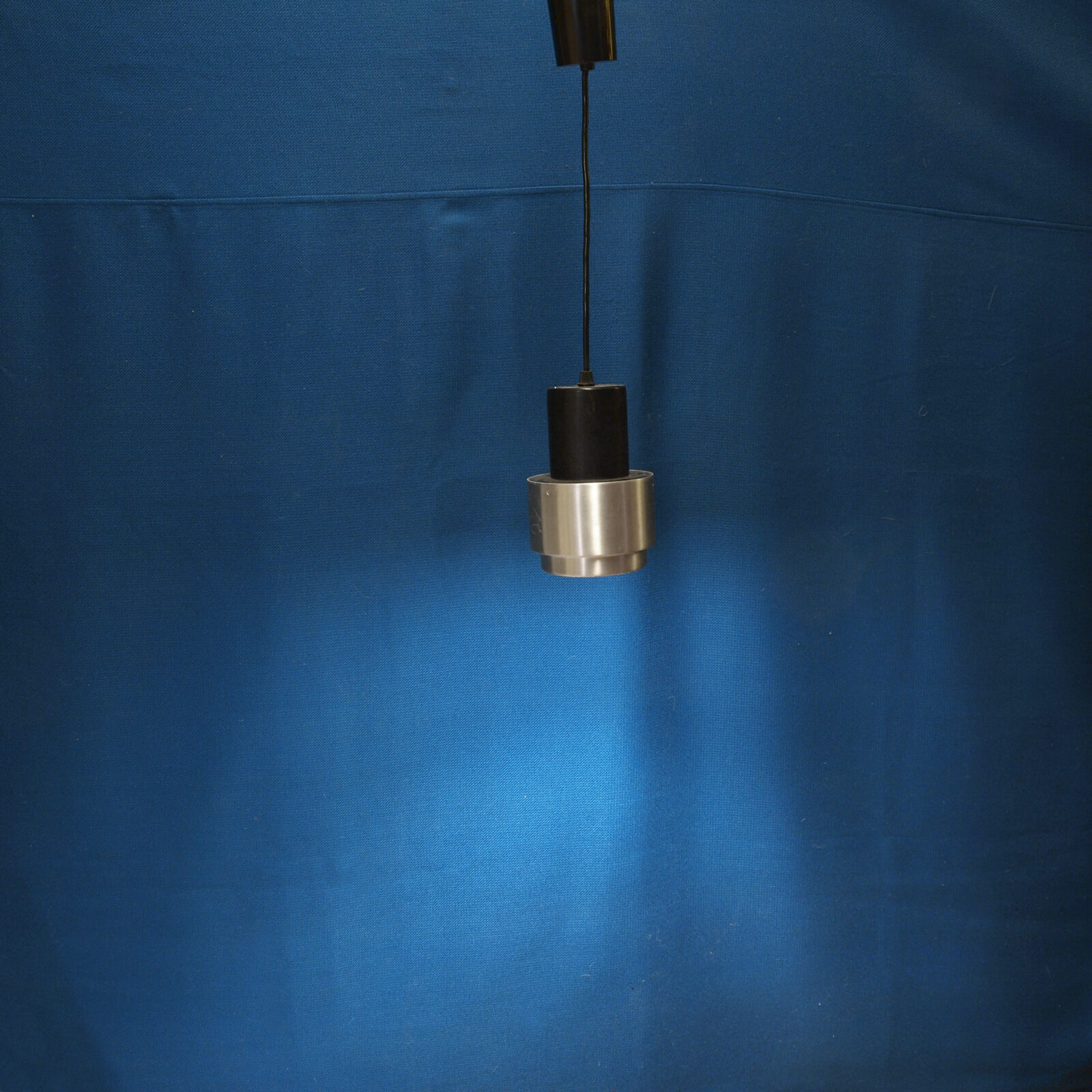 Suite de 4 suspensions space age en inox brossé
