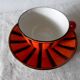 Tasse et soucoupe sarreguemine