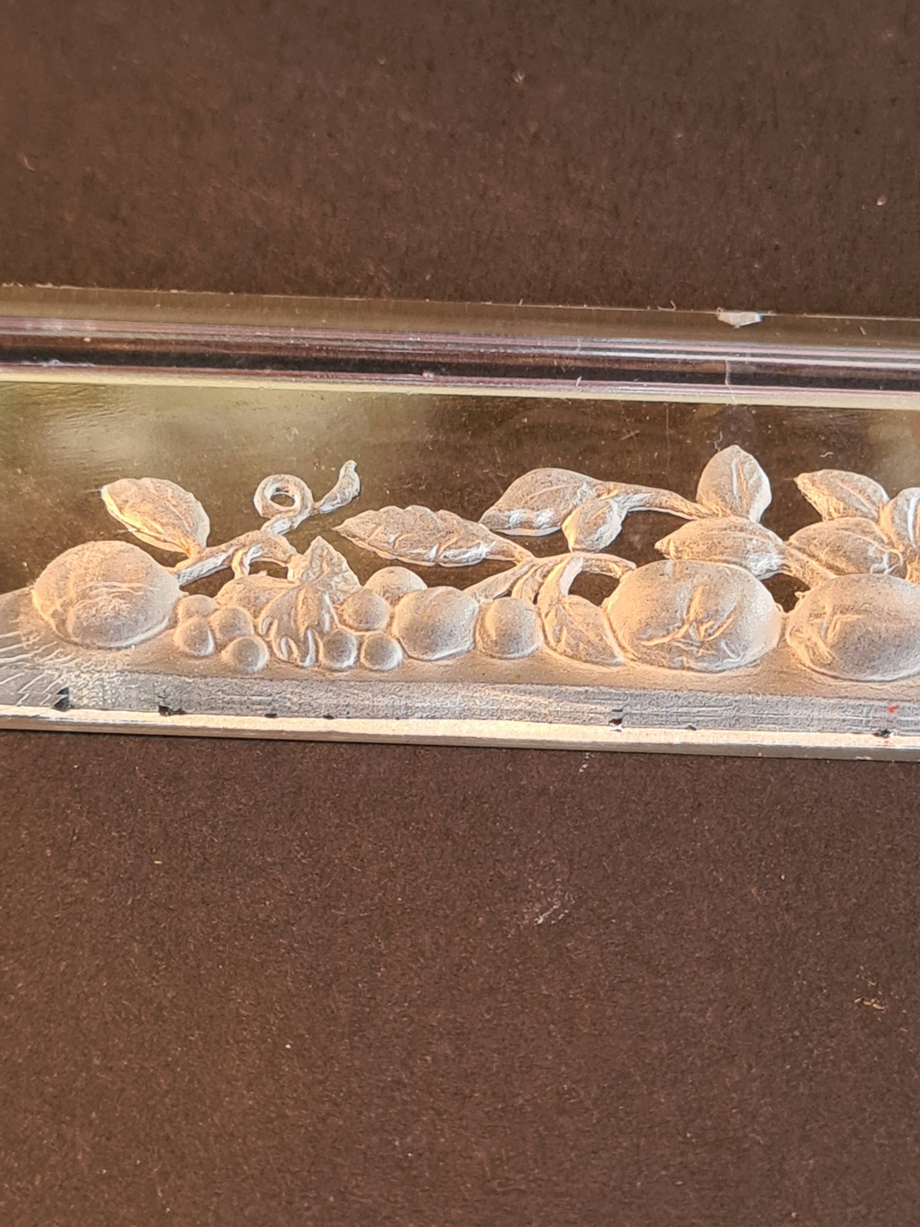 Set of 12 Art Deco Frosted Glass Knife Rests