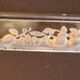 Set of 12 Art Deco Frosted Glass Knife Rests