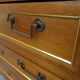 Commode de style directoire bois et laiton