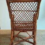 Fauteuil enfant en osier