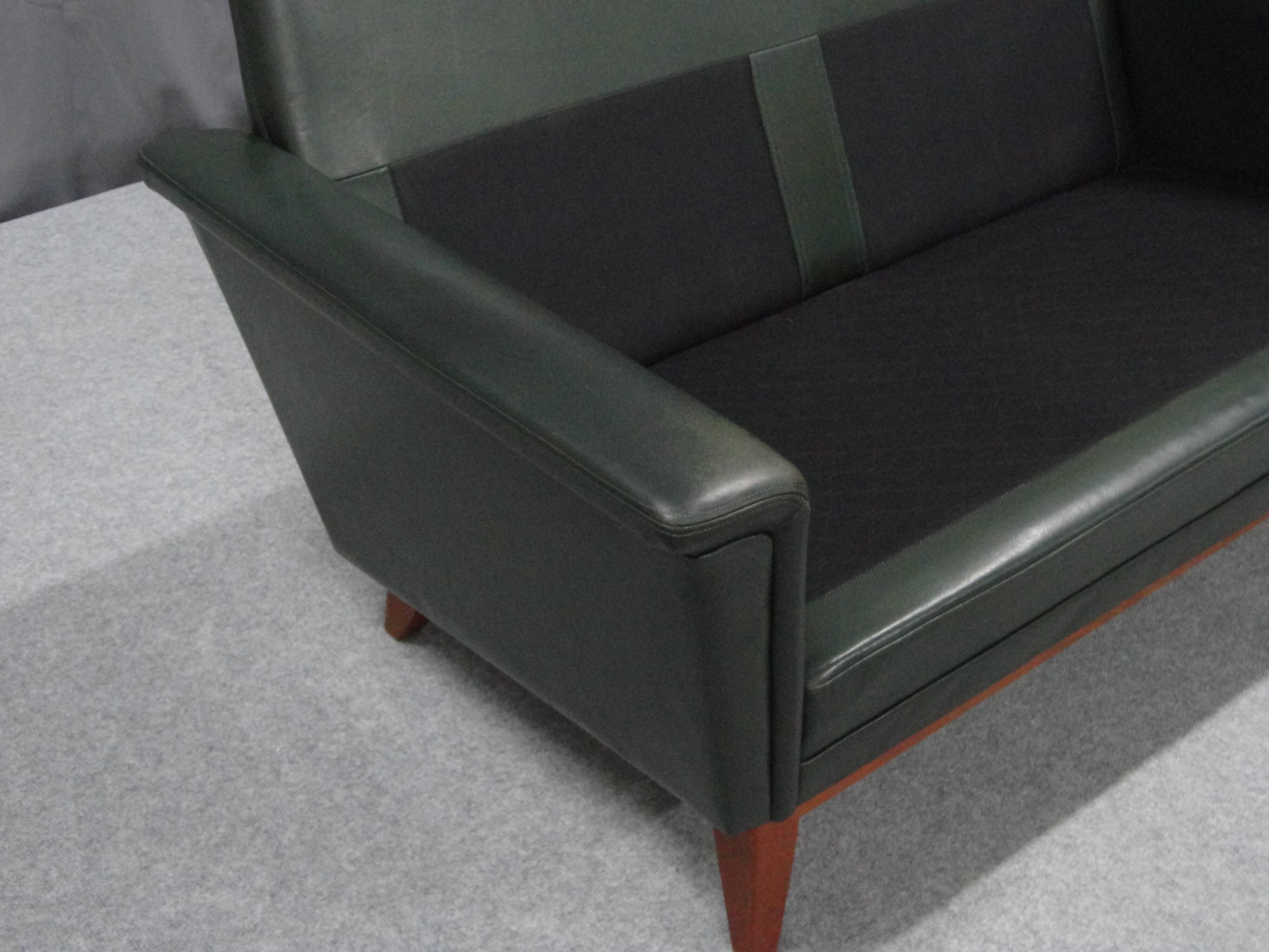 Two seater scandinavian sofa 1960s