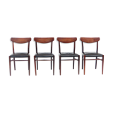 Set of four Danish designer chairs from Harry Østergaard from the 60s