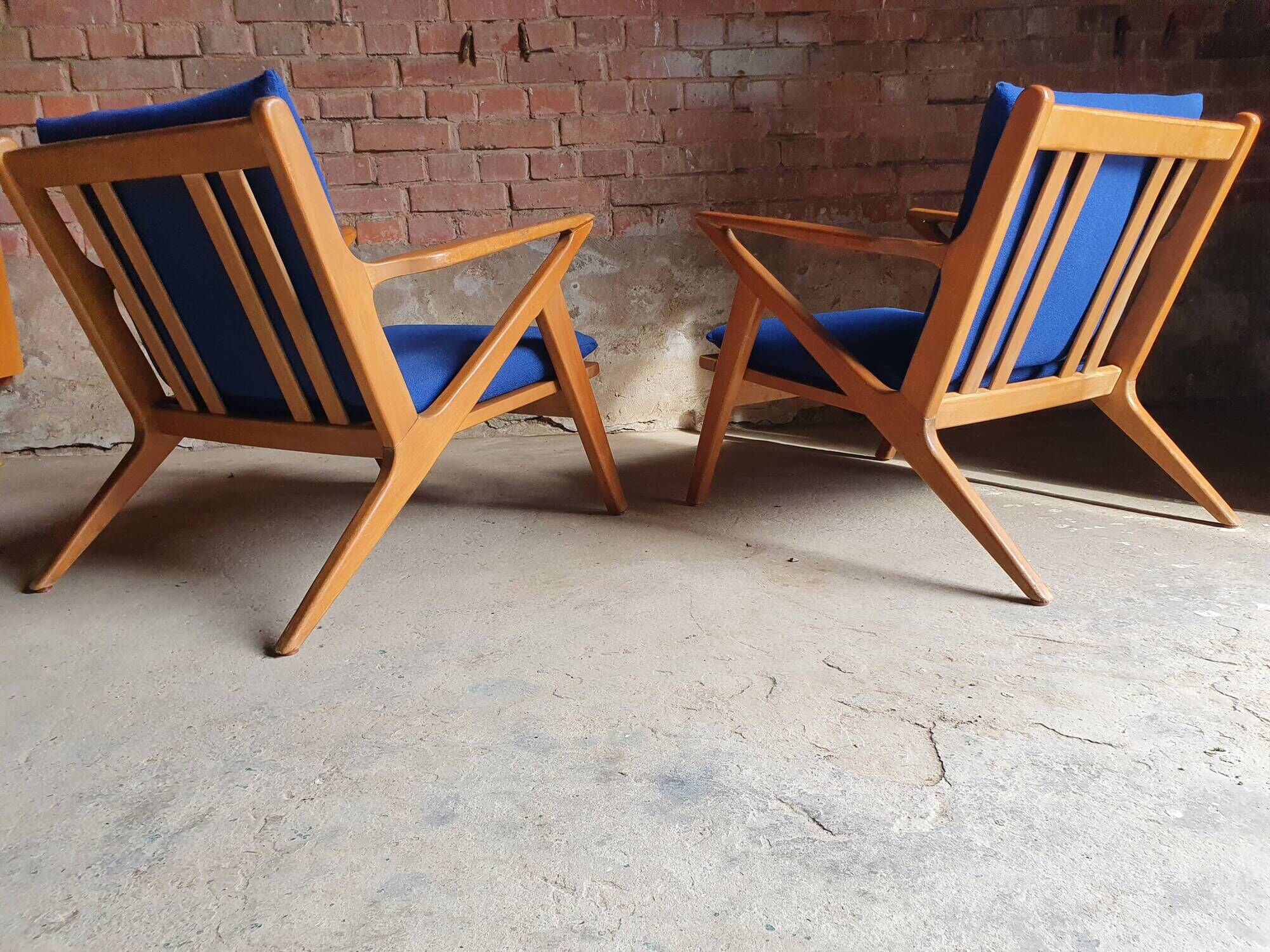 Pair of Danish armchairs Z by Poul Jensen for Selig 1960