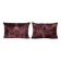 Set of 2 vintage velvet cushion covers 41x61 cm