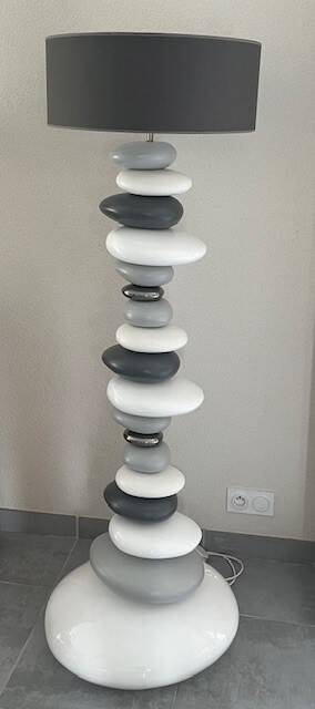 Pebble men lamp by the giant Francois Chatain
