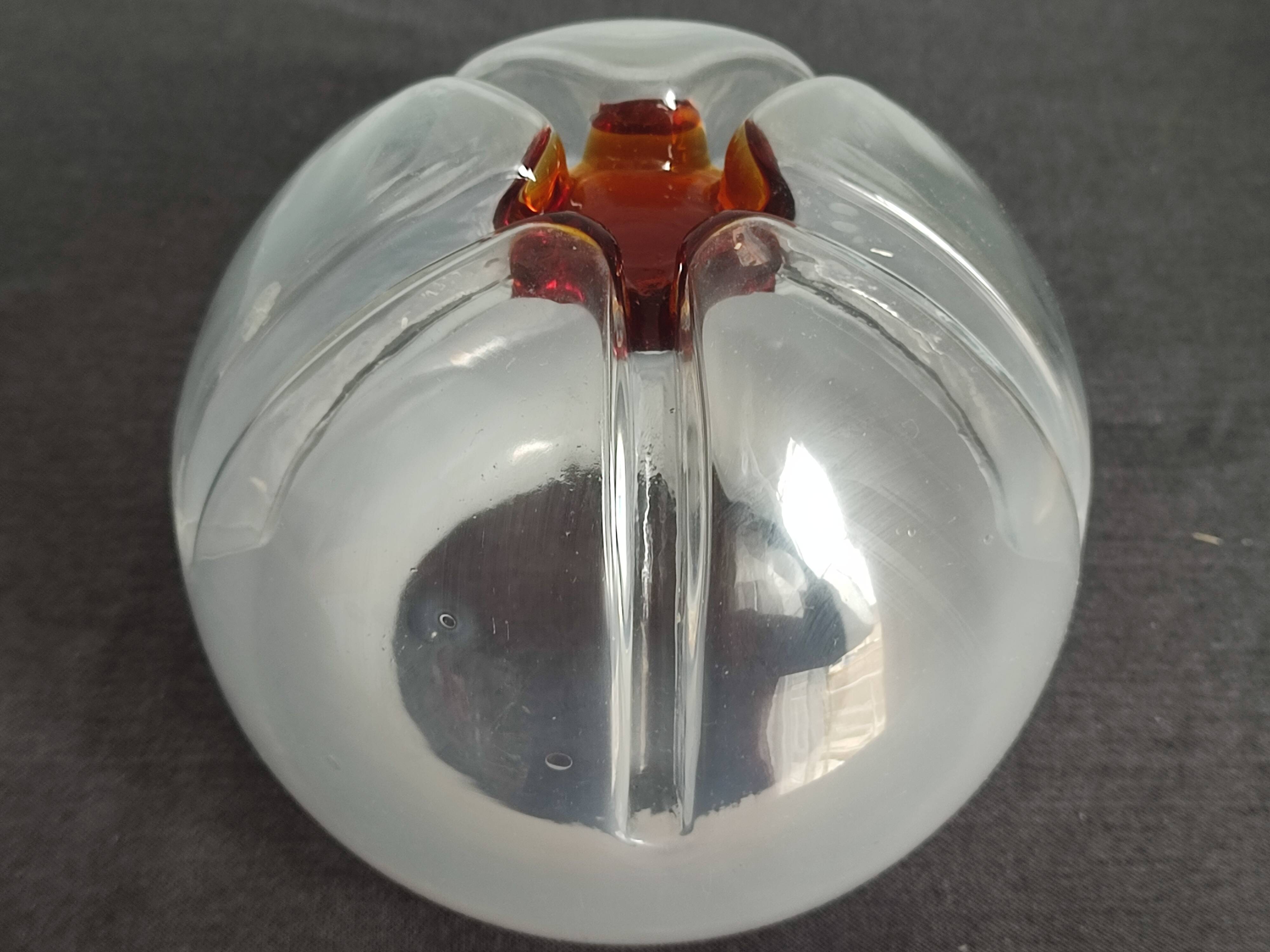 Large vintage Murano glass table lamp