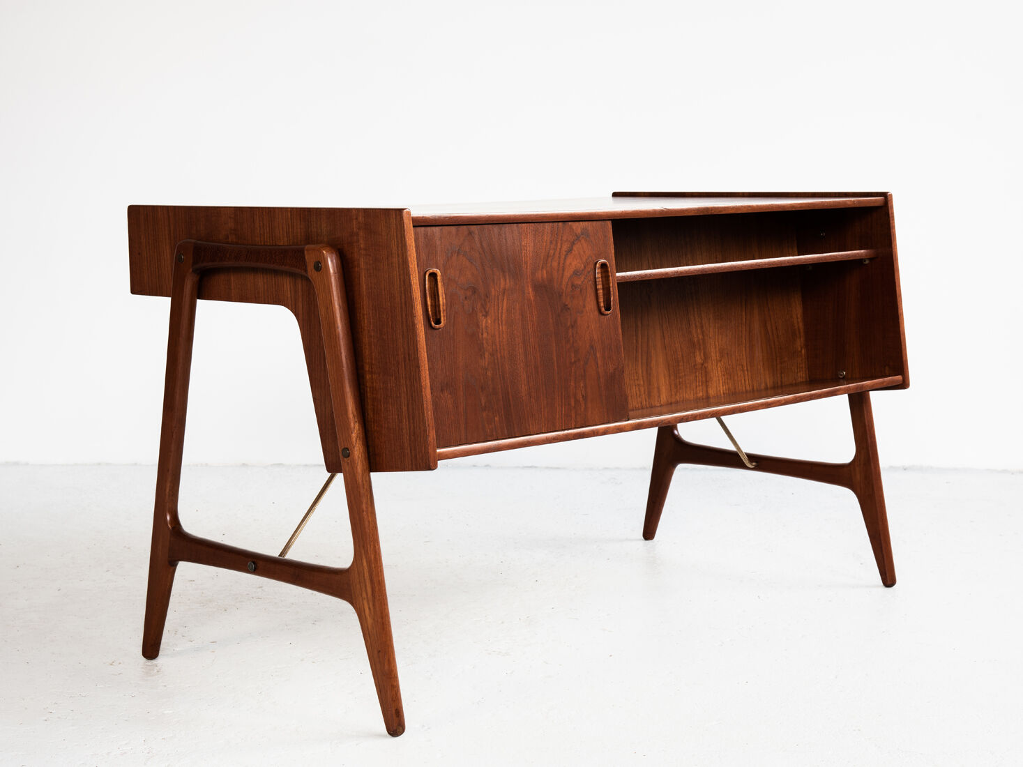 desk in teak by Arne Wahl Iversen