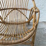 Armchair basket Adult rattan