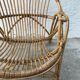 Fauteuil corbeille adulte en rotin