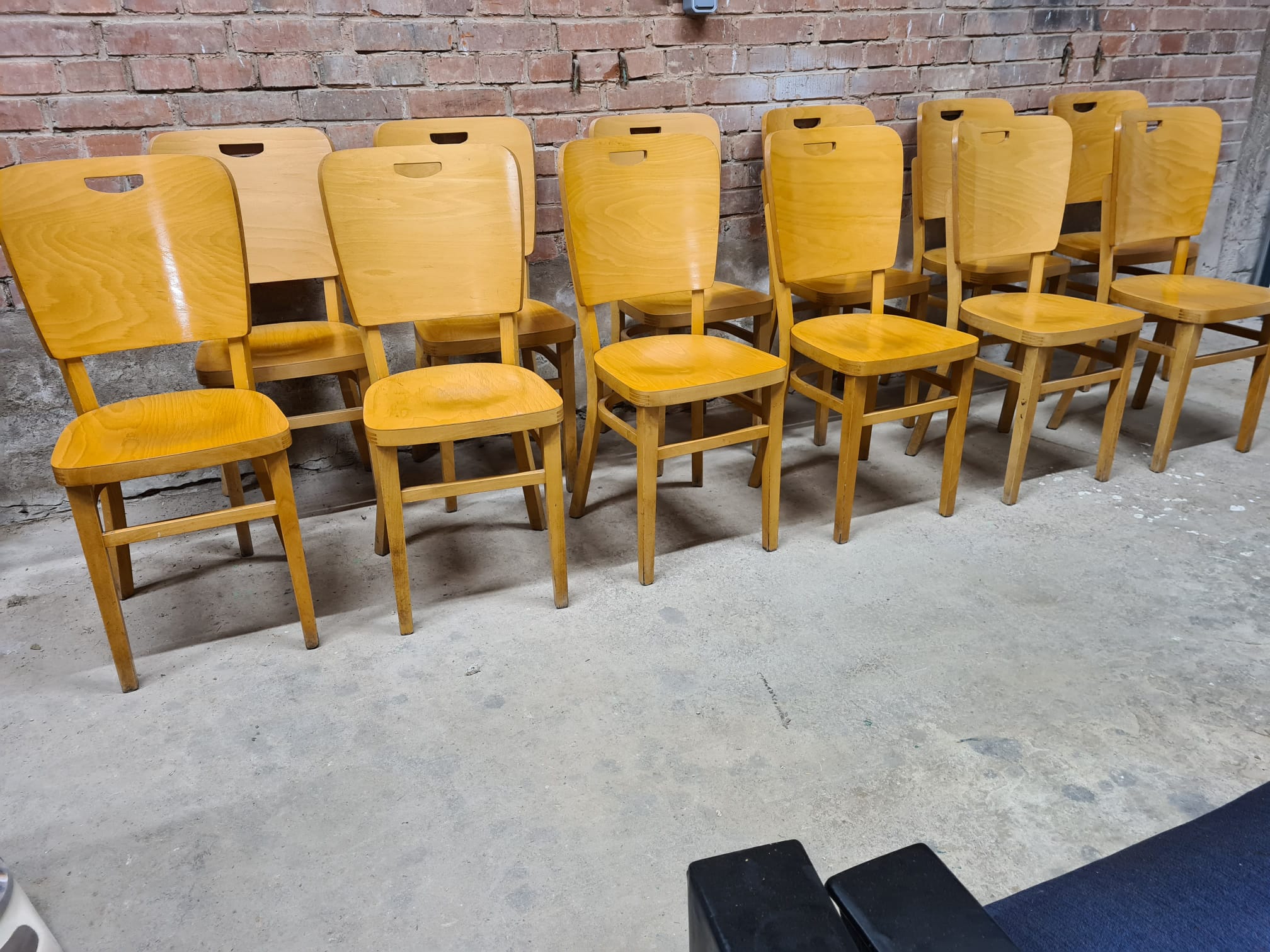 Set of 12 bistro chairs