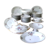 Service de table  55 pièces Porcelaine de Limoges Années 30