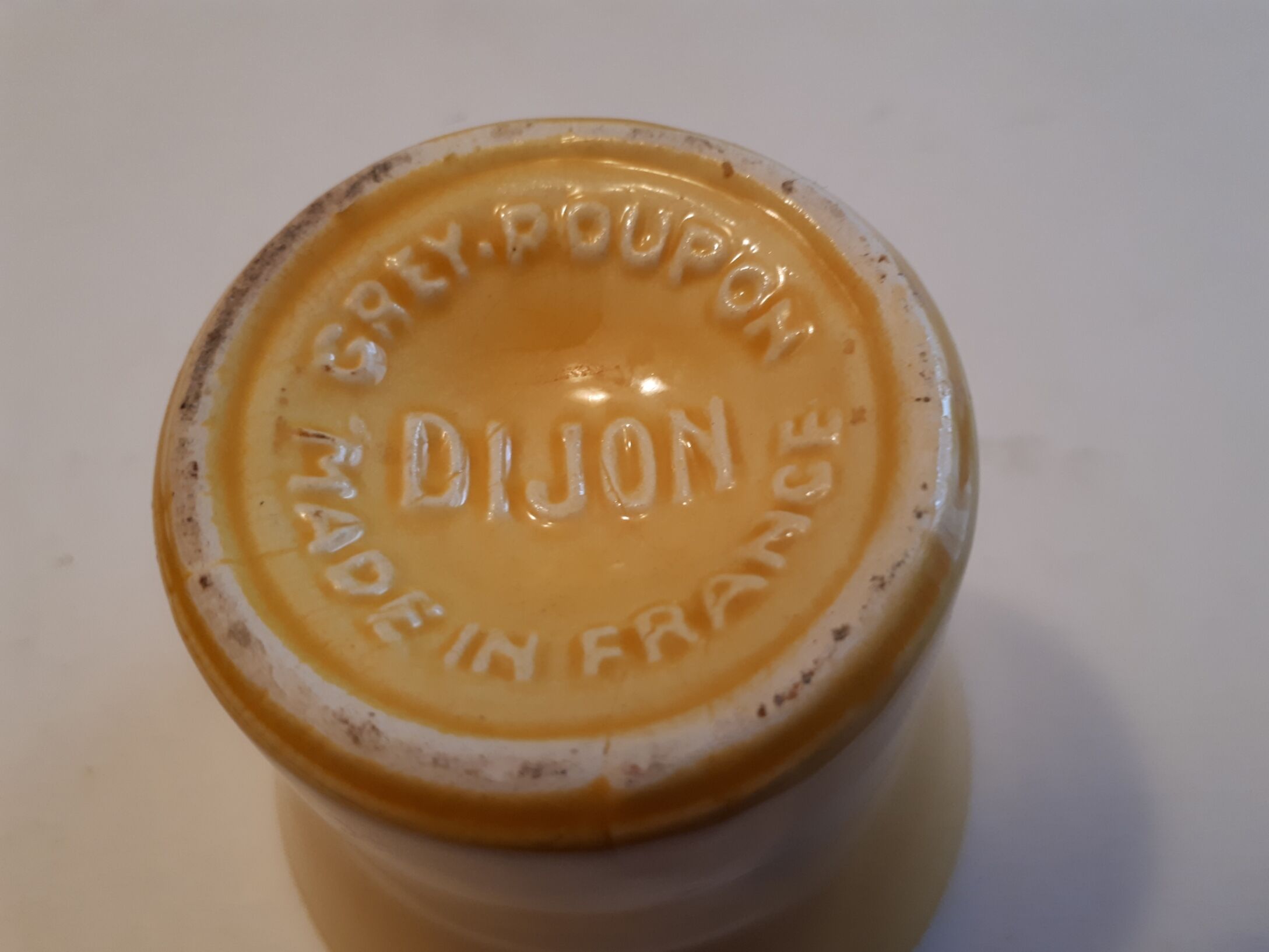 Vintage mustard pot Dijon