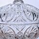 Large antique Bohemian crystal candy dish