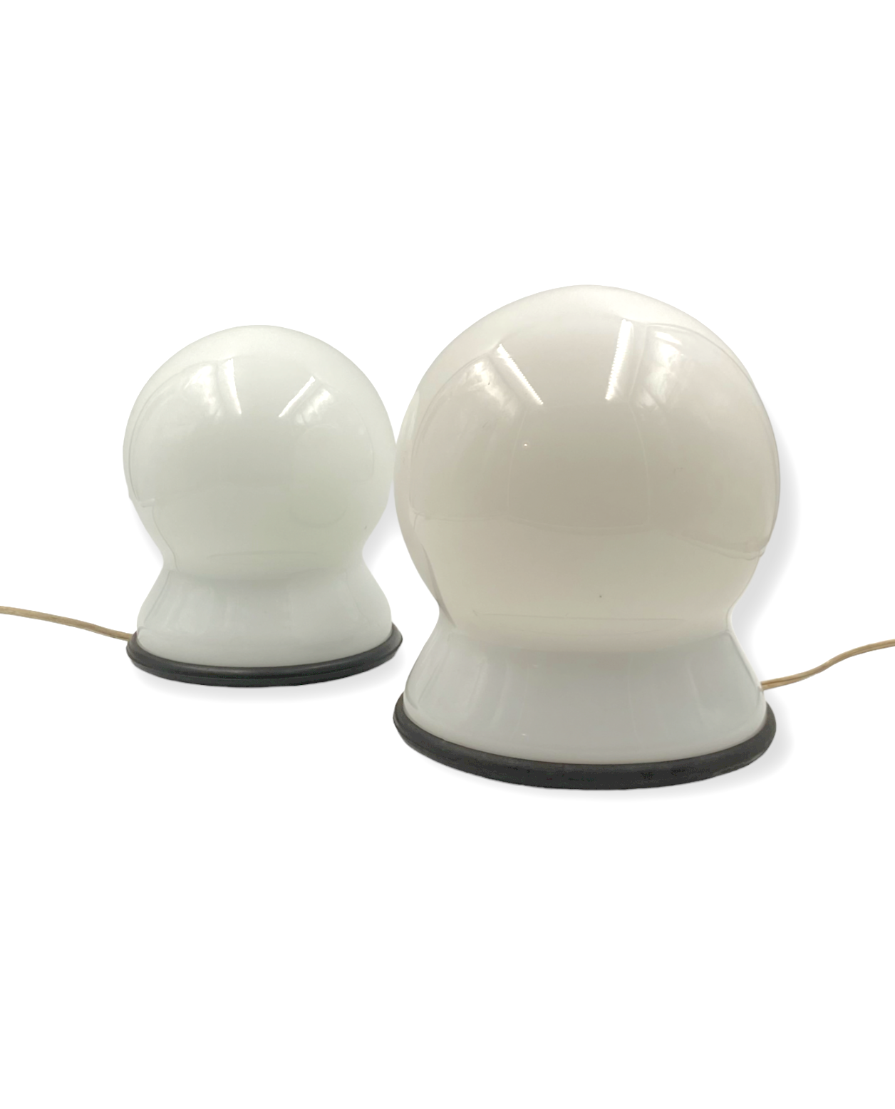 Sergio Asti, Set of 2 "Scafandro" Table Lamps, Candle, Italy 1970s