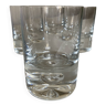 Set de 4 verres XL gobelets whisky bulle scandinaves 500g en cristal sonnant