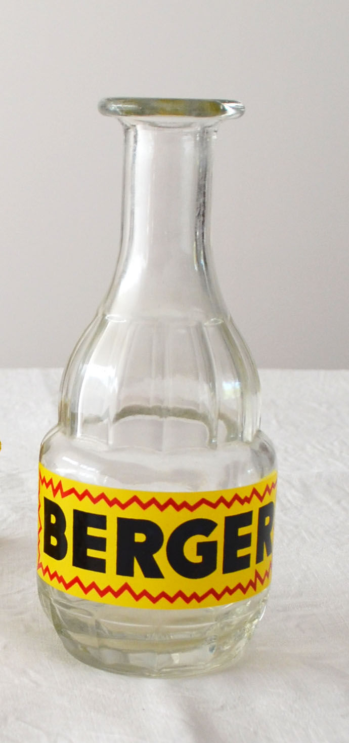 Berger glass decanter