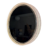 Miroir lumineux « verre dépoli » style Hillebrand milieu du siècle