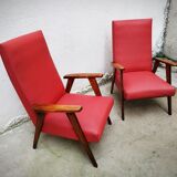 Pair of Scandinavian armchairs