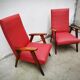 Pair of Scandinavian armchairs