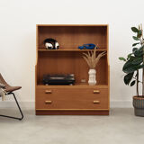 Bibliothèque en frêne, design danois de Børge Mogensen 1970