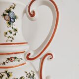 Aiguière de 39 cm en faïence Capodimonte