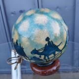 Table lamp night light globe luminous desert oasis