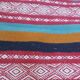 Traditional ethnic carpet multicolored in pure wool 110x60cm