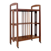 Art Deco shelf - Magazine rack on wheels