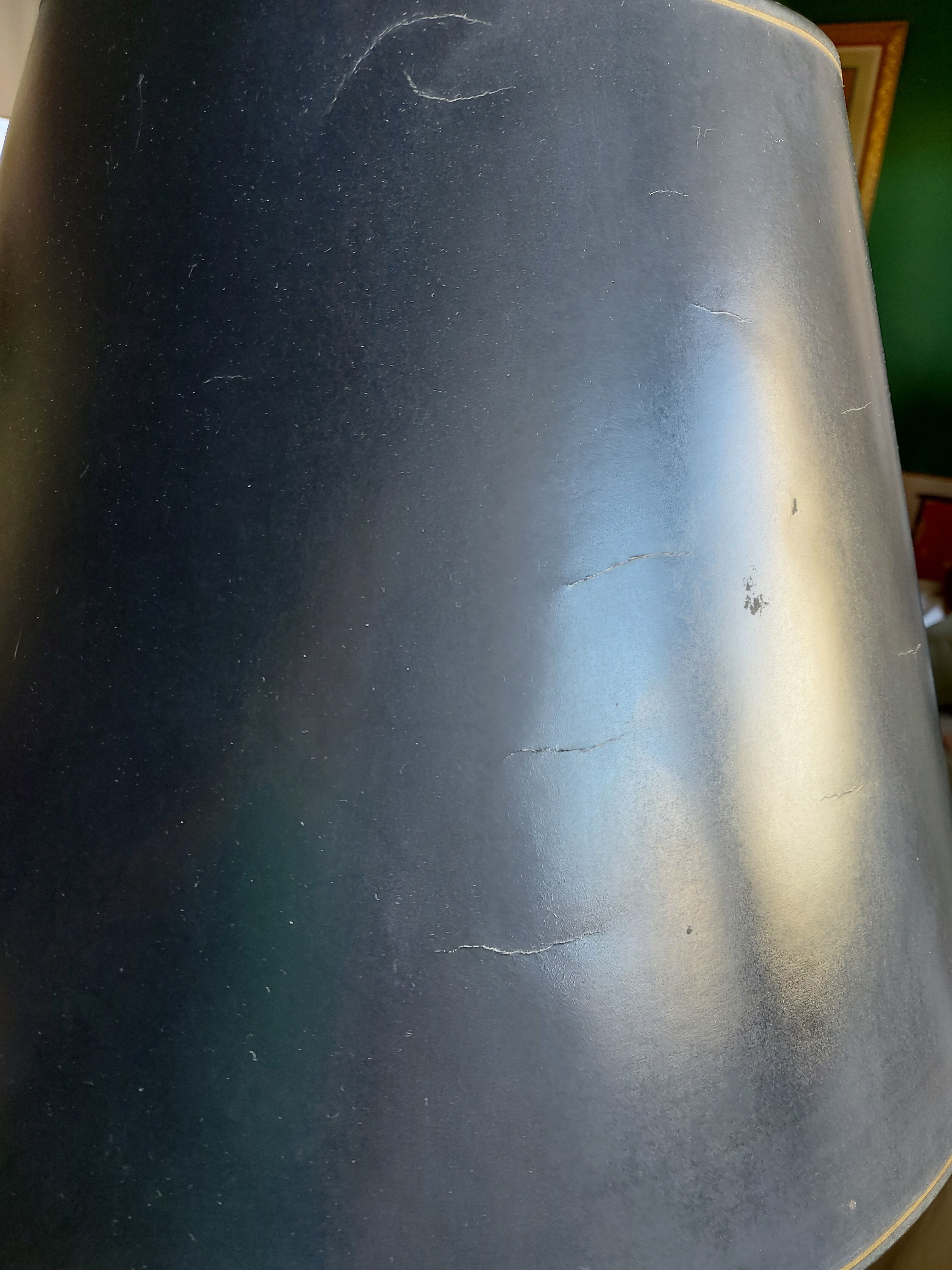 Large lamp, bouquet of vintage anemone flowers, gold metal, Hans Kogl