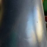 Large lamp, bouquet of vintage anemone flowers, gold metal, Hans Kogl