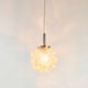 Mid-Century Amber Bubble Glass Ceiling Light/Pendant by Helena Tynell for Limburg, Germany, 1960s