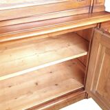Large walnut library XIX°