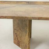 Rectangular coffee table in Sarrancolin marble. Contemporary work