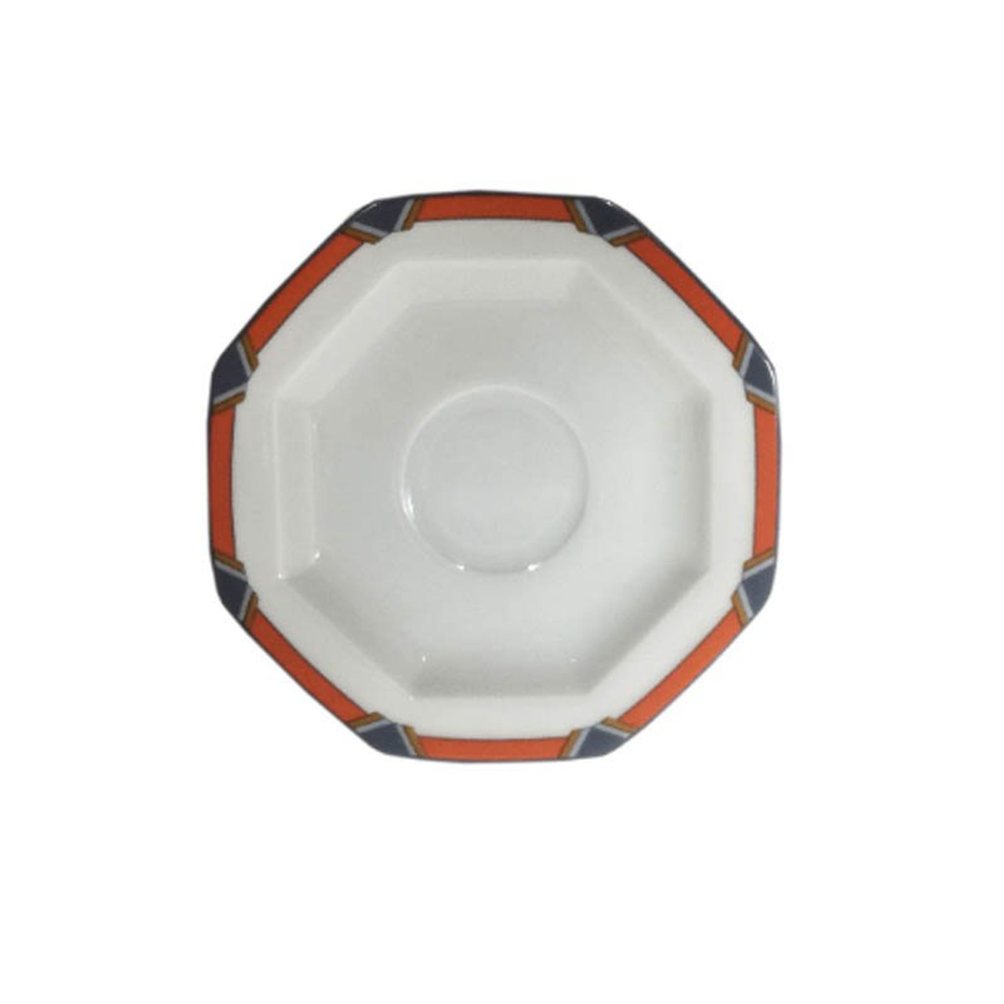 Service à café et à thé blanc Art déco, années 1930, ensemble de 12
