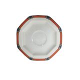 Art deco white coffee and tea set, 1930s, set of 12
