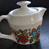 Vintage seventies colorful teapot