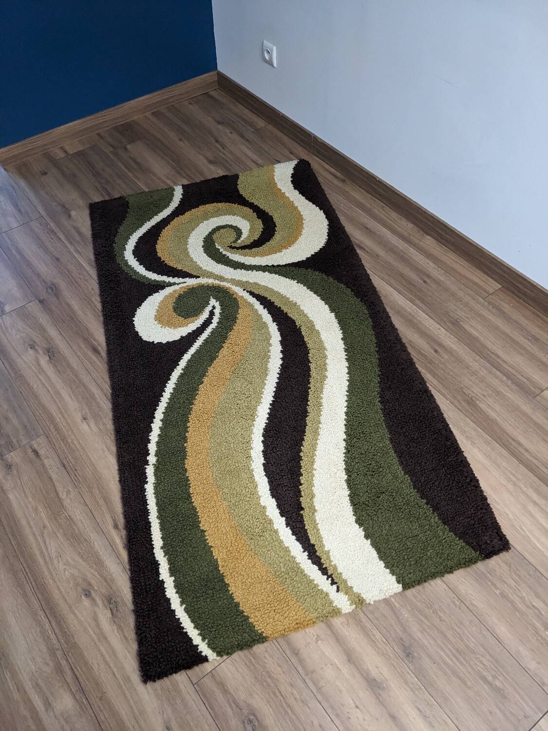 Space Age vintage rug