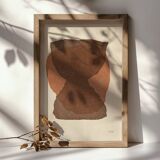 Painting on paper - rock - signed eawy