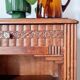 Bedside table - Art Deco wooden side table